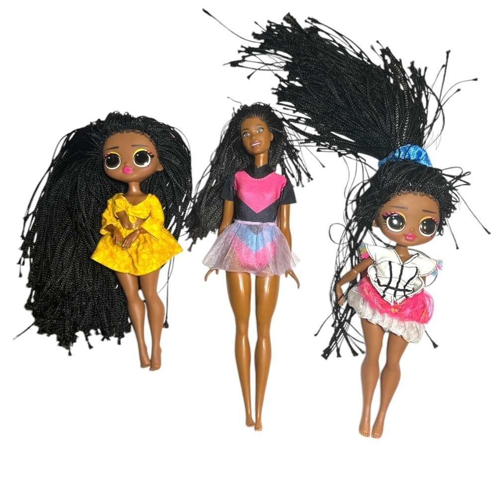 Lot of 3 L.O.L. Surprise! O.M.G. Remix Honeylicious fashion dolls and barbie